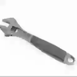 Black Ergo Adjustable Wrench 6"